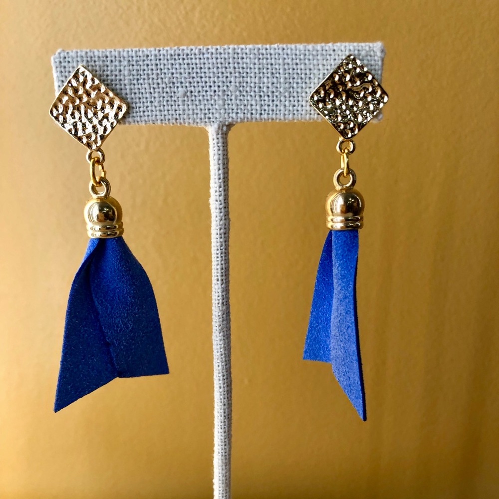 My handmade tassel earrings